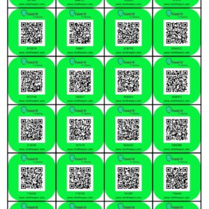 Found-It Intelligent Tags, Smart Label for 27 Gallon Tough Tote Storage – Free User-Friendly APP for Inventory, Storage, Moving, Family Sharing - 8 NFC Smart Label